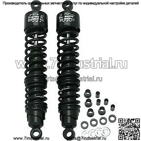 PROGRESSIVE 413-4039B Черные 15-дюймовые стандартные амортизаторы 413 для Sportster 86-21 (для: Harley-Davidson)