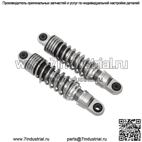 1310-1197 Хромированные 11-дюймовые амортизаторы с регулируемой высотой для Dyna 91-17 (для: Harley-Davidson)
