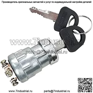 Ключ зажигания Jiayicity JK424, 12 В, 10 А, с 3-позиционным 3-мя соединительными клеммами, 2 ключа, совместимый с автомобилем, мототрактором, вилочным погрузчиком, скутером, прицепом, сельскохозяйственным модифицированным автомобилем UTV