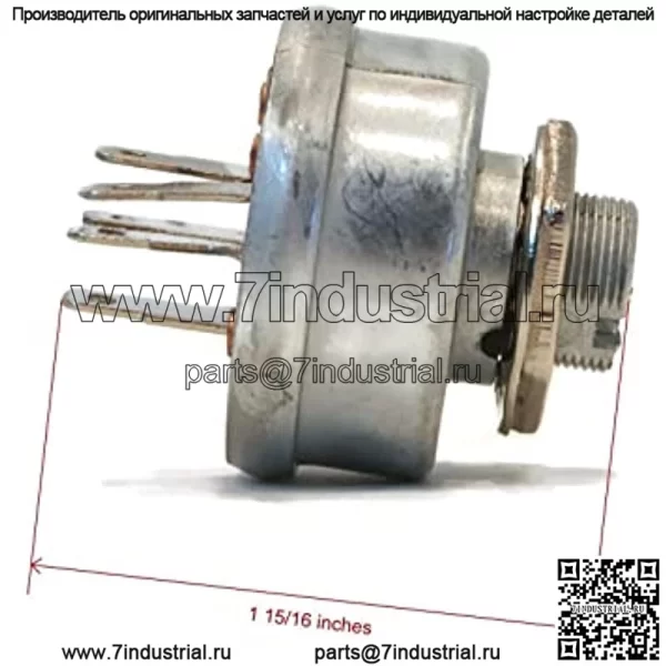 Выключатель зажигания и стартера для Toro 01-19KE02, двухавтоматического трактора C-195 1984 года выпуска - Image 3