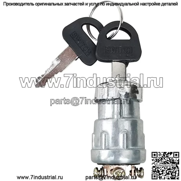 Ключ зажигания JK424 12 В 10 А с 3 позициями, 3 соединительными клеммами, 2 ключа, совместимый с автомобилем, мототрактором, вилочным погрузчиком, скутером, прицепом, сельскохозяйственным модифицированным автомобилем UTV - Image 3