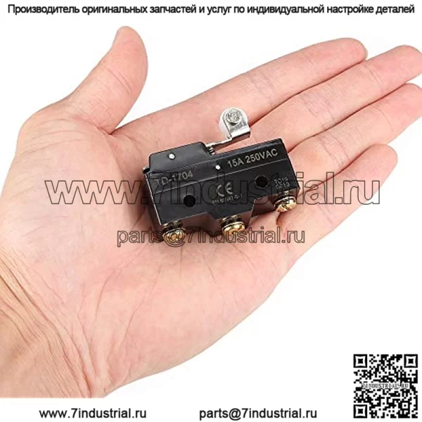 Микропереключатель акселератора гольф-кара, 3-контактный микропереключатель с роликом для гольф-каров EZGO (газ 1983-1994) TXT Marathon, замена OEM: 10606G1, 10606G2, 17928G1, 31535G1