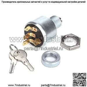 Выключатель зажигания для гольф-кара для EZGO 1968 года выпуска с заводским освещением, газовым и электрическим, 3-позиционный, 4-контактный, с 2 стандартными ключами, OEM# 33639-G01 33639G01