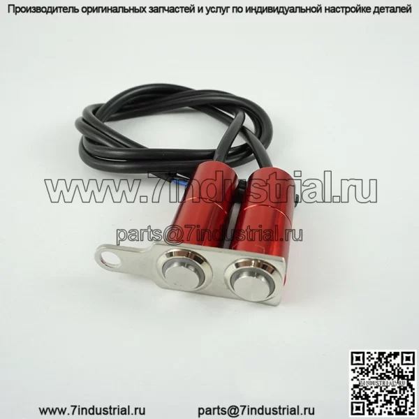 Модифицированный переключатель крана для мотоцикла, кронштейн из алюминиевого сплава, светодиодная фара, электрическое зажигание и кнопка прожектора с сигналом пламени - Image 4