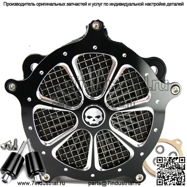 Комплект впускного фильтра воздухоочистителя с ЧПУ для Harley Softail FXST Dyna Touring FLHX FLHR