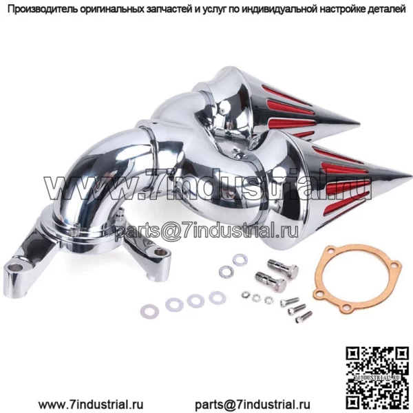 Фильтр очистителя впускного воздуха с двумя шипами для Harley V-Twin Touring Road Street Glide