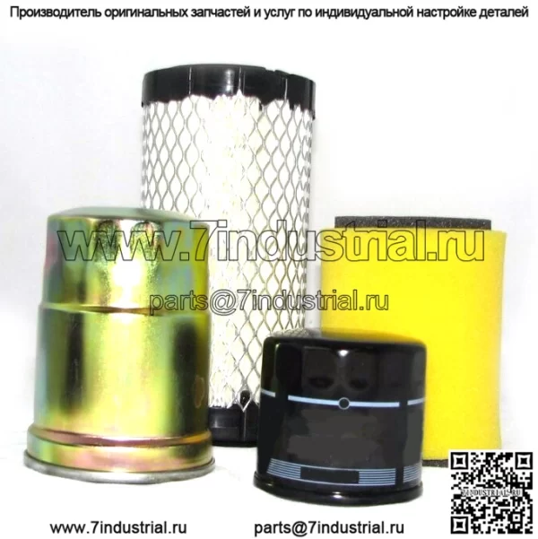 Полный комплект фильтров Kawasaki DIESEL 2510, 3010, 4010 Mule (масло, воздух и топливо)