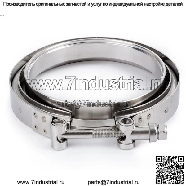 S400 S400SXE S475 S480 T6 Turbo Комплект фланцевых зажимов из нержавеющей стали, 5 дюймов - Image 2