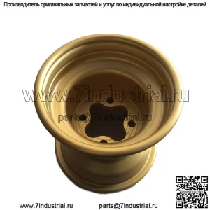 Заднее колесо 9 дюймов, размер отверстий 4x110, модель: 100 г (анодированное золото)