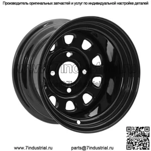 Диски для квадроциклов UTV Колеса 12 дюймов 4/156 черные ITP Delta 12x7 4+3 Off Set Polaris Sportsman (для: Polaris)