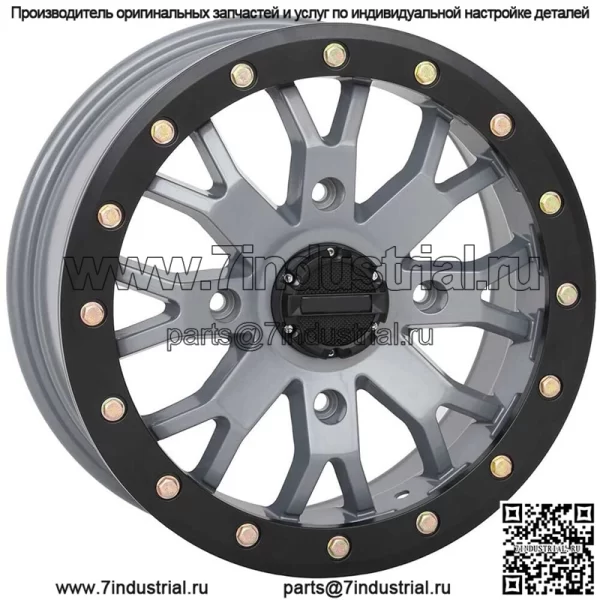 Система 3 SB-4 Beadlock Grey (6+1) Колеса UTV 15 дюймов Polaris RZR 1000 XP (4) (Для: Polaris)