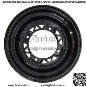Polaris 1523448-067 Черный передний обод 12x6 Sportsman Scrambler 800 700 600 570 550 (Для: Polaris)