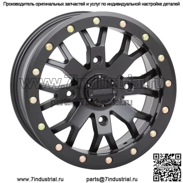 Система 3 SB-4 Beadlock, черные (4+3) Колеса UTV 15 дюймов Polaris RZR 1000 XP (4) (Для: Polaris)