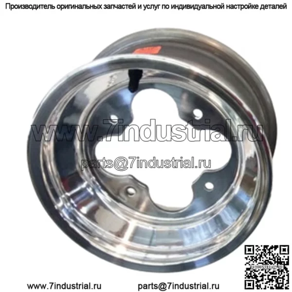 DWT A5 ПЕРЕДНИЕ/ЗАДНИЕ АЛЮМИНИЕВЫЕ ДИСКИ 10 ДЮЙМОВ, ДИСКИ 10X5 3+2 4x110 4/110 Polaris RZR170 (Для: Polaris)