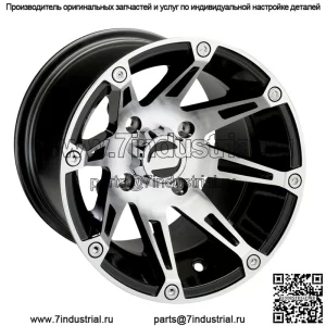 Комплект из 4 колес для квадроцикла/UTV, 14 дюймов Moose 387X, обработанный 4/156 4+3 1KXP (для: Polaris)