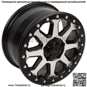 Обработанные диски Tusk Uinta с Beadlock, обод 15x7 6+1 Polaris RZR Pro R Turbo R (Для: Polaris)