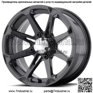 Комплект из 4 колес для квадроцикла/UTV, 14 дюймов MSA M12 Diesel, черный 4/156, 10 мм, 1KXP (для: Polaris)