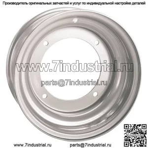 Серебристый стальной диск AMS 10x5, 4/156, 2+3 для Polaris Predator/Outlaw и Yamaha