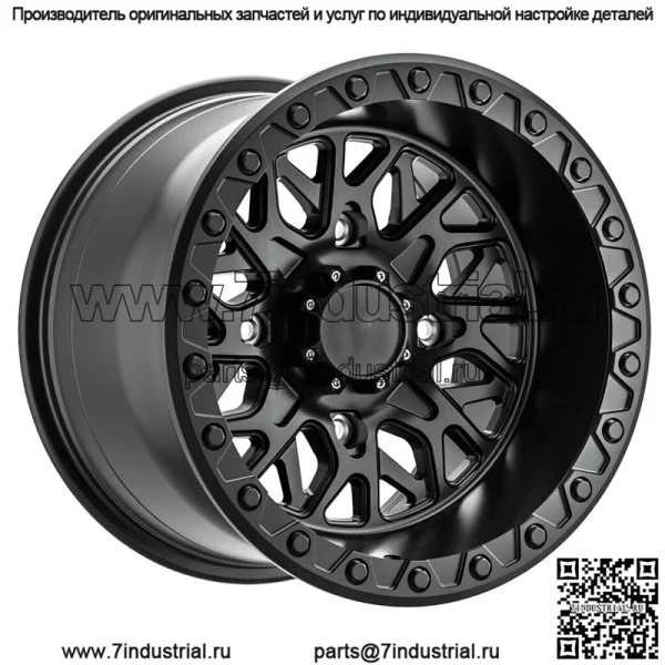 (Набор из 4 шт.) Hostile UTV H133 Glamis 15x8 4x156 Сатиновые черные колеса, диски 15 дюймов (для: Polaris)