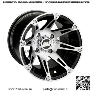 Комплект из 4 колес для квадроцикла/UTV, 12 дюймов Moose 387X, обработанный 4/110 4+3/2+6 SRA (для: Polaris)