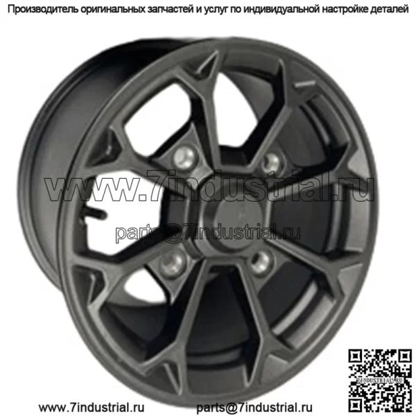 2-2023-24 Обод задних колес Polaris Rzr Xp 1000 Great Shape 14x8 #1525354-655 W20