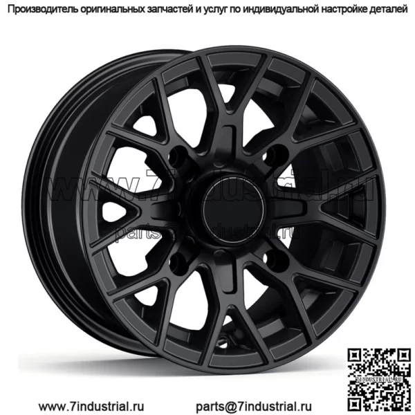 Один (1) 12-дюймовый обод колеса для квадроцикла RockTrix RT104 | 12x7 | 4x156 4/156 4-156 | Смещение 4+3 (для: Polaris)