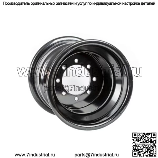 Predator 500 Outlaw 450 525 Задние колеса 9x8  Black Rolled Lip (Для: Polaris)