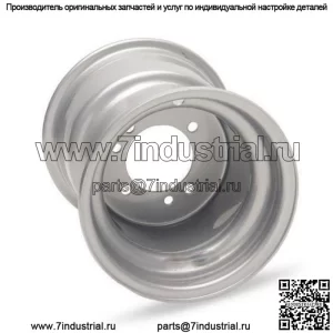 Переднее или заднее колесо AMS Steel 10x5, 5 10 дюймов AMS122REVISE 0231-0027 10 дюймов 10 дюймов 10 дюймов (для: Polaris)