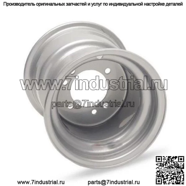 Переднее или заднее колесо AMS Steel 10x5, 5 10 дюймов AMS122REVISE 0231-0027 10 дюймов 10 дюймов 10 дюймов (для: Polaris)