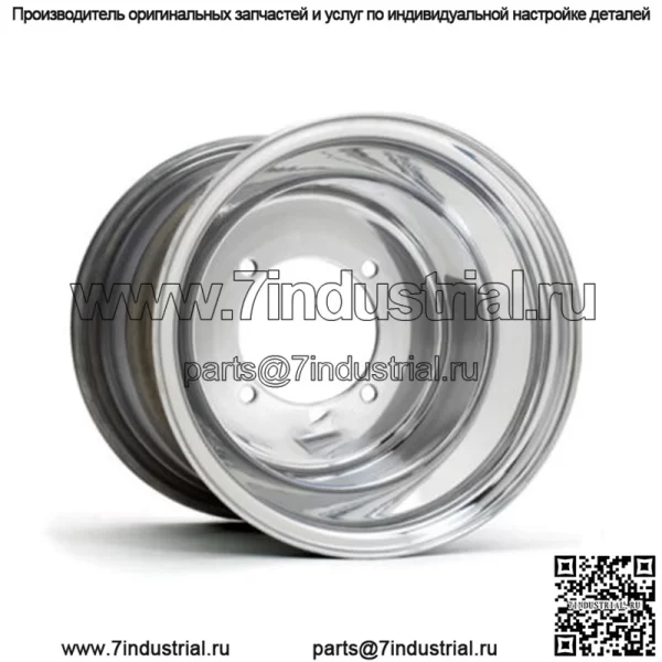 Полированные диски для квадроциклов DWT, ПАРА 10 дюймов, 10x8, 3+5, 4/4, расположение болтов (для: Polaris)