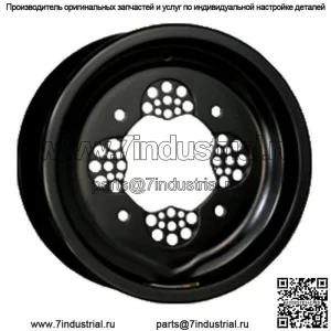 Переднее колесо для квадроцикла DWT ROK-OUT, черное, 10 дюймов, 10x5 3+2 4/156, Polaris Xplorer 300 (для: Polaris)