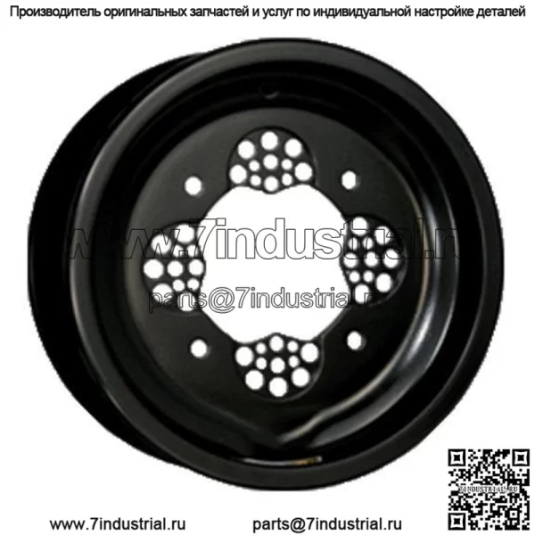Переднее колесо для квадроцикла DWT ROK-OUT, черное, 10 дюймов, 10x5 3+2 4/156, Polaris Xplorer 300 (для: Polaris)