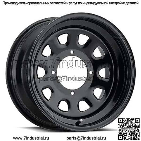 Комплект (4) колес ITP со стальным ободом Delta 14 дюймов для Honda Yamaha Polaris Kawasaki Suzuki