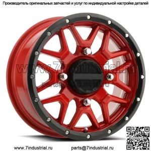 Колеса/диски Raceline Krank UTV Красные 14 дюймов Polaris RZR 1000 XP (4) (Для: Polaris)