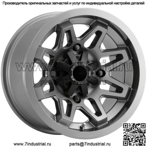 (Набор из 4 штук) Vision UTV 416 Seven 15x7 4x156 +38,1 мм, металлические диски, 15 дюймов (для: Polaris)