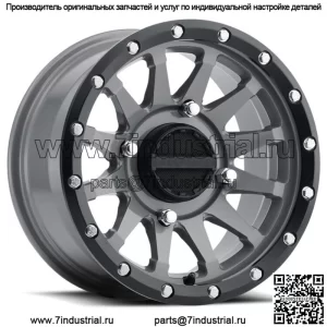 Комплект из 4 колес для квадроцикла/UTV, 15 дюймов Raceline Trophy Grey 4/156 5+2 1KXP (для: Polaris)