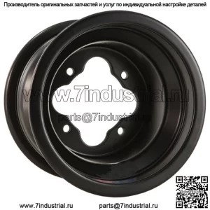 DWT Black A5 Rolled Lip 4+1 Переднее заднее колесо 10 дюймов 10x5 4+1 4/110 Polaris RZR170