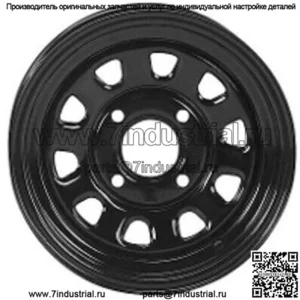 Комплект колес для квадроцикла/UTV, 14 дюймов Delta Steel, черный 4/137 4+3 CAN (для: Can-Am)