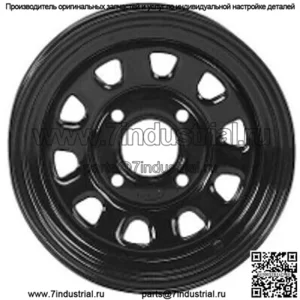 Комплект колес для квадроцикла/UTV, 14 дюймов Delta Steel, черный 4/110 5+2/2+5 SRA (для: Can-Am)