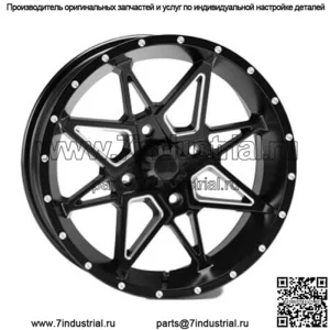Комплект колес для квадроцикла/UTV, 14 дюймов Tornado Matte Black 4/110 5+2/2+5 SRA (для: Can-Am)