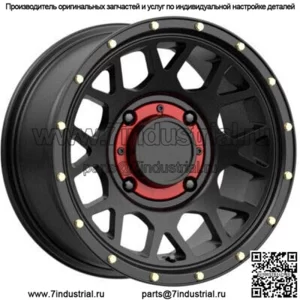 Комплект колес для квадроцикла/UTV, 15 дюймов KMC KS135 Grenade Black 4/137, 38 мм HP1K (для: Can-Am)