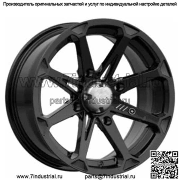 Комплект колес 15x7 M12 Diesel Gloss Black — CanAm 4x137 с проушинами