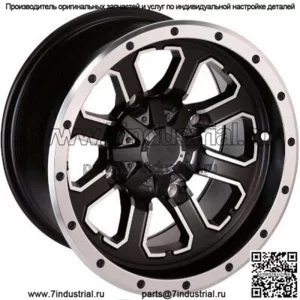 Комплект колес для квадроцикла/UTV, 14 дюймов Moose 548X, черный 4/137 4+3 CAN (для: Can-Am)