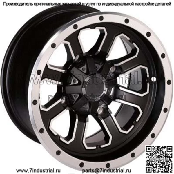 Комплект колес для квадроцикла/UTV, 14 дюймов Moose 548X, черный 4/137 4+3 CAN (для: Can-Am)