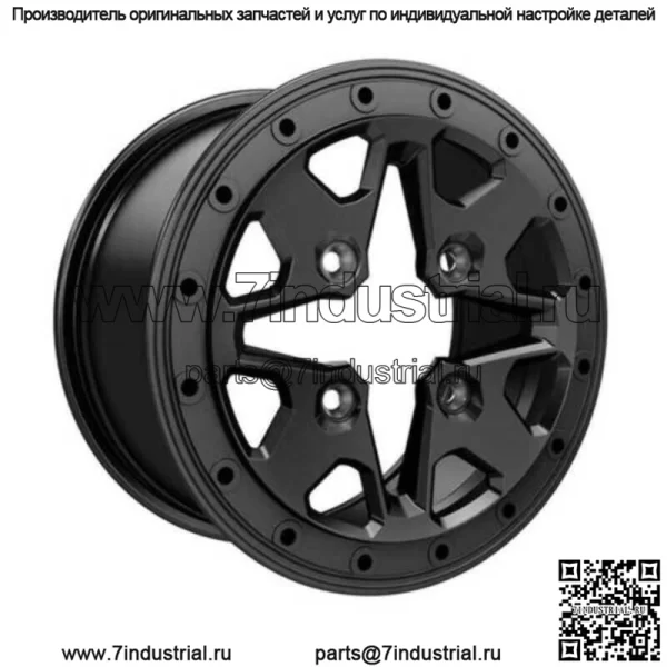 Задний черный обод Can-Am с Beadlock 14 дюймов Maverick X3 Maverick X3 MAX 705502286