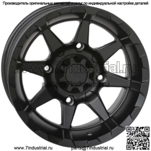 Колесо STI HD6 Matte Black UTV/ATV 14x9 4/137 5+4(+10 мм) (14HD6279) (Для: Can-Am)