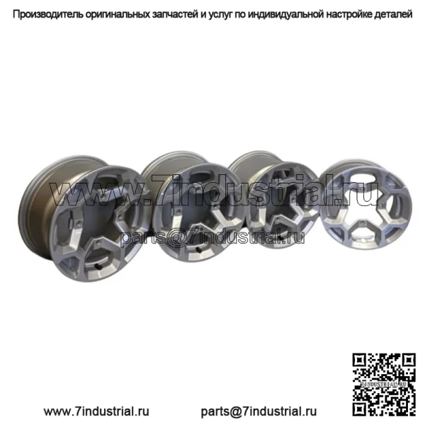 Комплект колес Take Off G2 Can Am Outlander 12 дюймов Silver DPS XT 12x6 12x7,5 4x137 мм