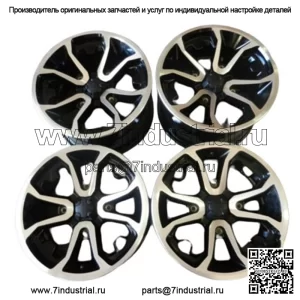 Комплект колесных дисков Can Am OEM, 14 дюймов, новые, взлетные, 14x7, 14x8,5, 4x137 мм, черные, обработанные