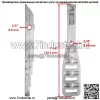 Рулевая тяга подходит для John Deere Z225 Z245 Z425 Z435 Z445 EZTrak M154082 - Image 2