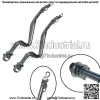 2 комплекта подъемных рычагов деки косилки подходят для John Deere L120, L130, 100 GX20497